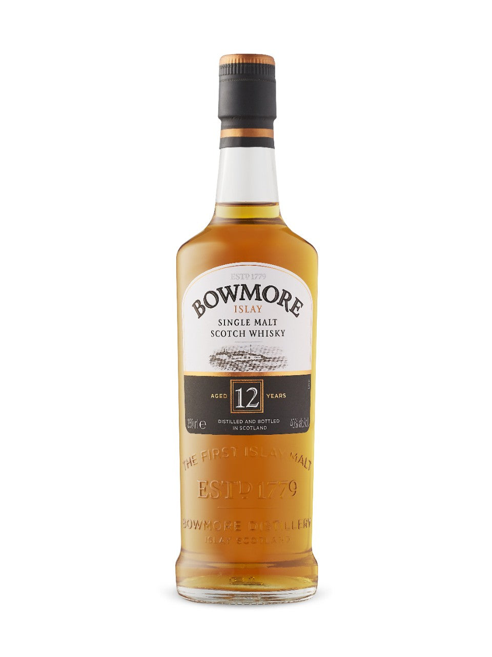 BOWMORE 12YR SINGLE MALT SCOTCH WHISKY 350ML