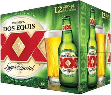 DOS EQUIS LAGER 355ML 12PK BT
