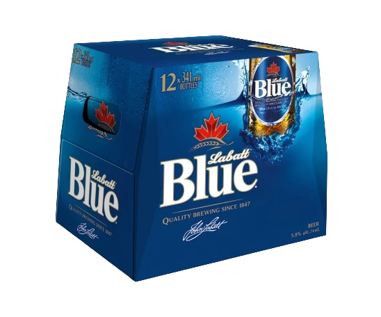 Wine and Beyond - LABATT BLUE 341ML 12PK BT - Labatt Blue - 4092 ml ...