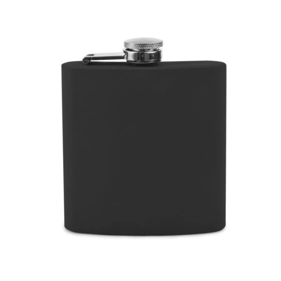 TRUE FLASK BLACK SOFT TOUCH 6OZ @ Signal Hill [1003783]