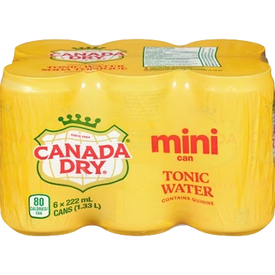 CANADA DRY TONIC WATER 222ML 6PK CAN @ Kelowna [1004038]