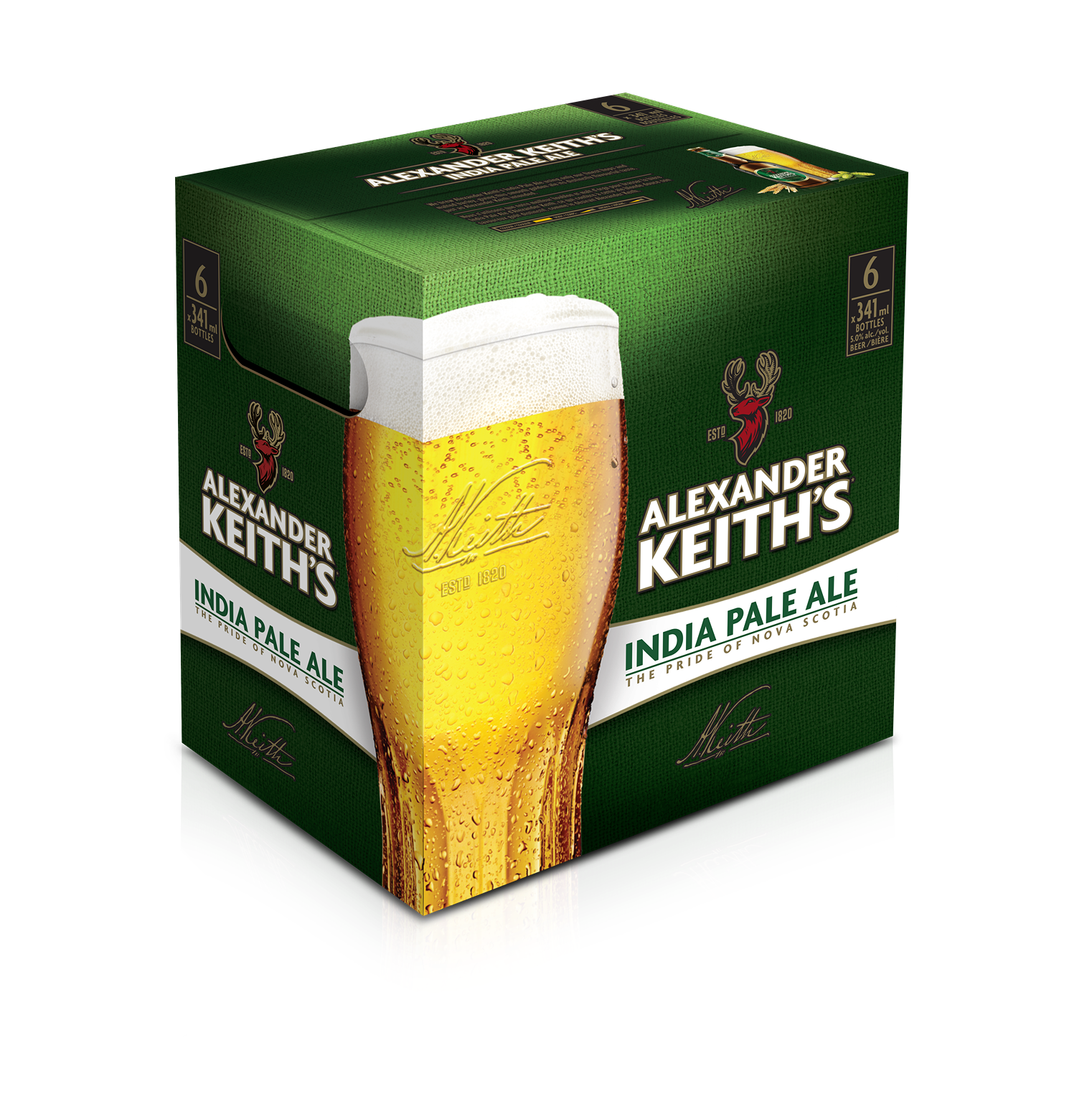 ALEXANDER KEITHS IPA 341ML 6PK BT
