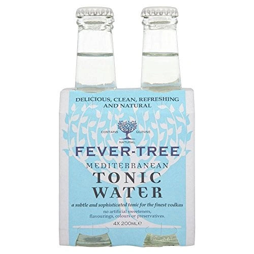 FEVER TREE MEDITERRANEAN TONIC WATER 200ML 4PK BT