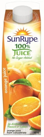 SUNRYPE JUICE ORANGE 900ML