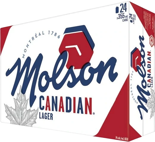 MOLSON CANADIAN 355ML 24PK CAN