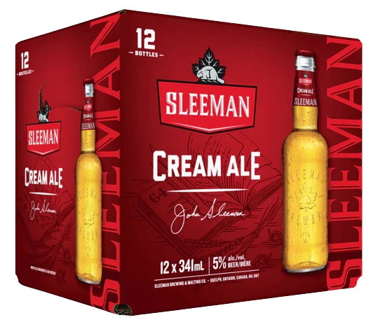 SLEEMAN CREAM ALE 341ML 12PK BT