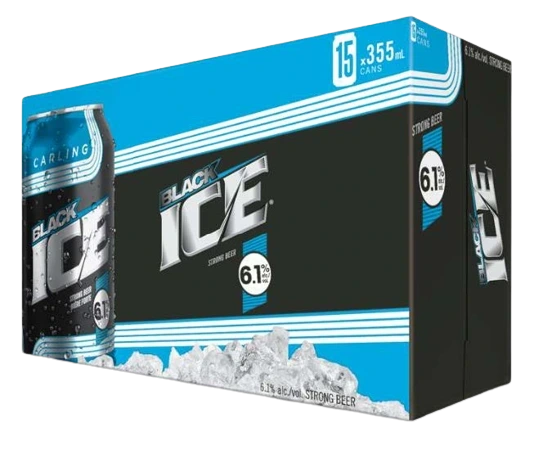 MOLSON BLACK ICE 355ML 15PK CAN