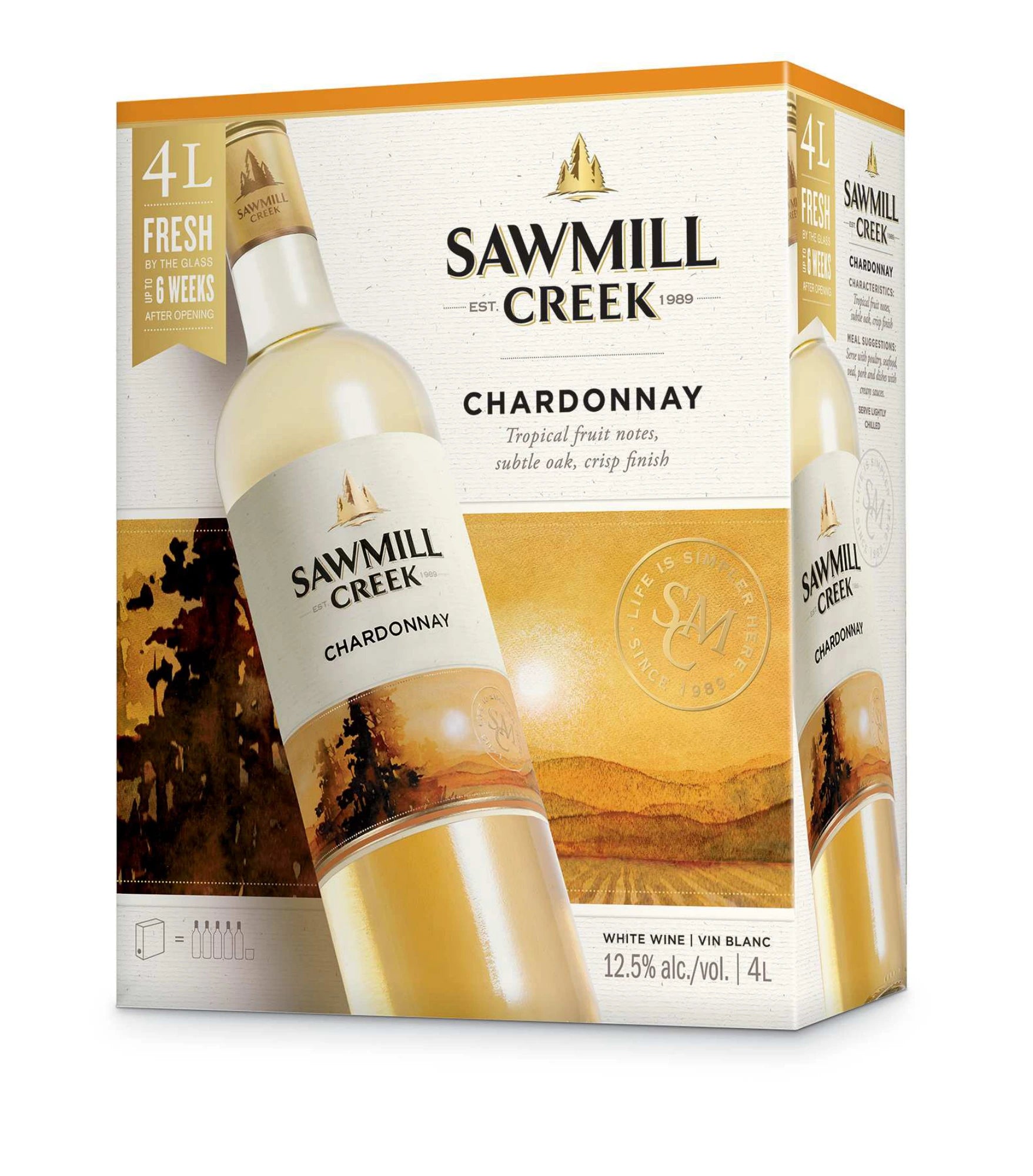 SAWMILL CREEK CHARDONNAY 4L