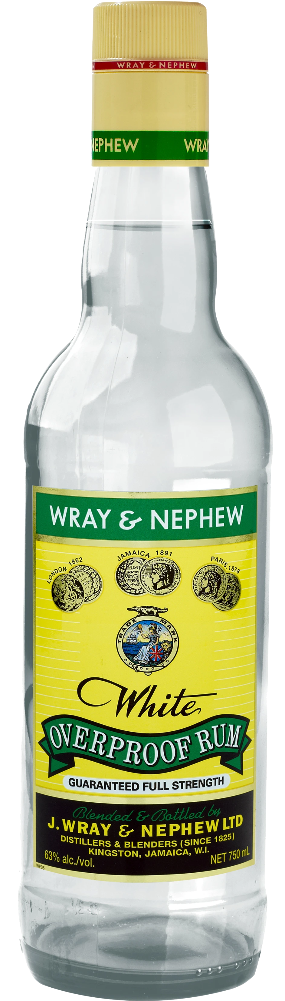 WRAY & NEPHEW WHITE OVERPROOF 750ML