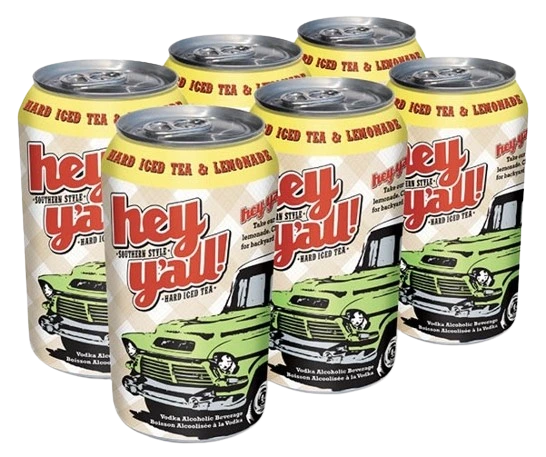 HEY YALL HARD ICED TEA & LEMONADE 341ML 6PK CAN @ Kelowna [1004303]