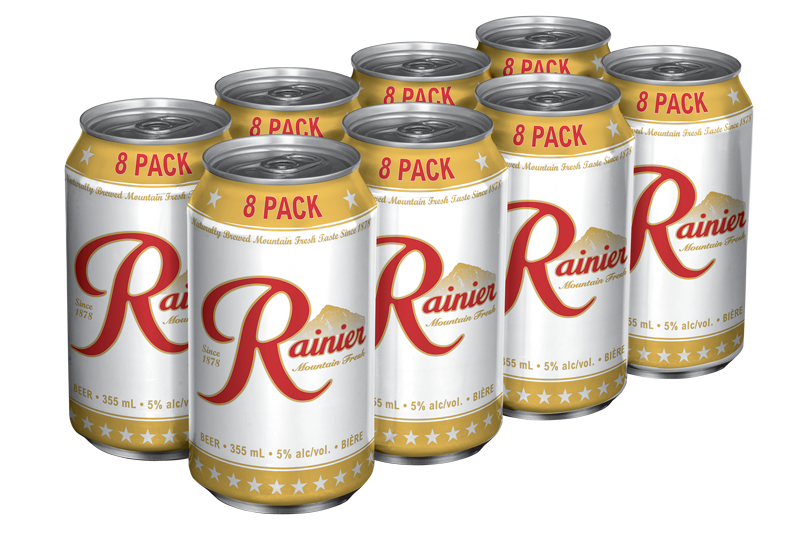 Wine and Beyond - RAINIER 355ML 8PK CAN - Rainier - 2840 ml - $0.00 CAD