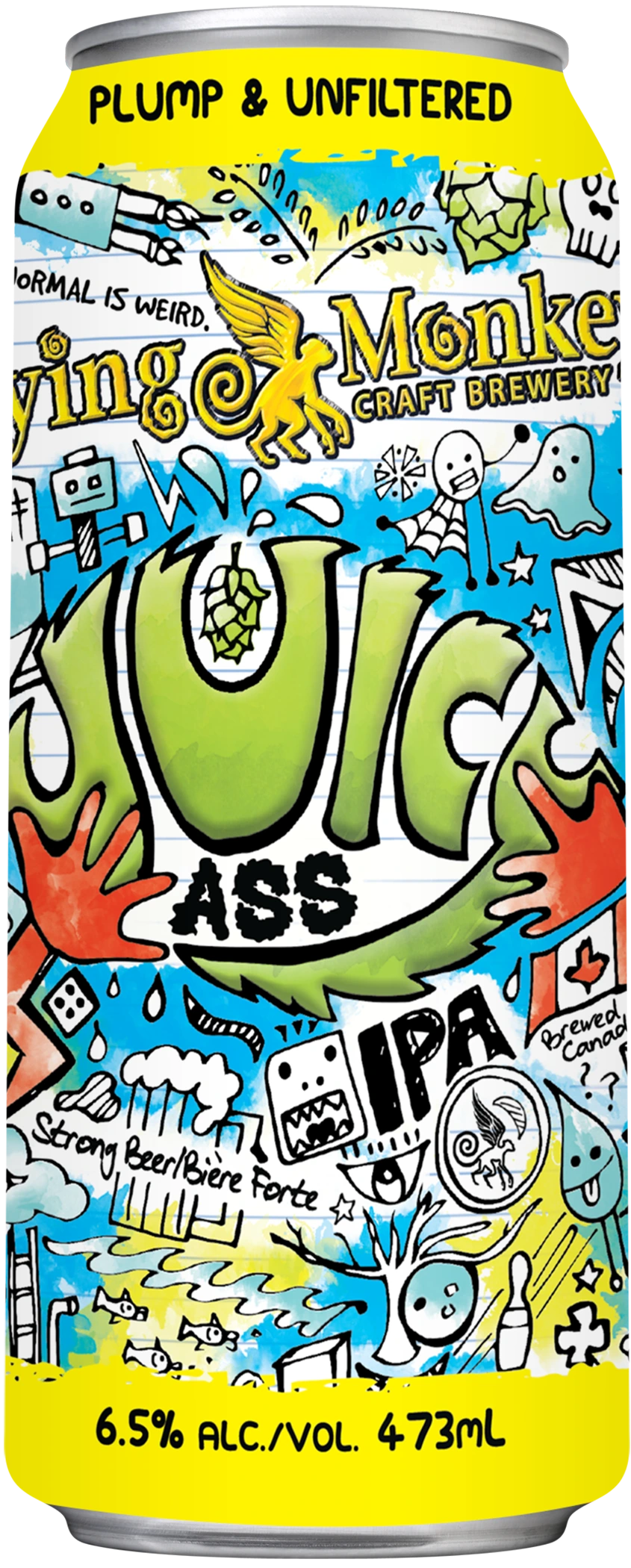 FLYING MONKEYS JUICY ASS IPA 473ML CAN