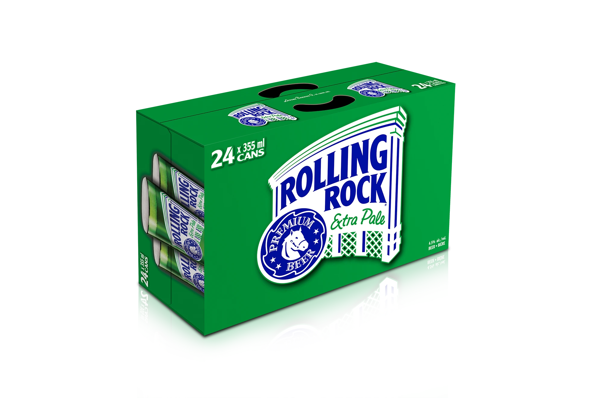 ROLLING ROCK LAGER 355ML 24PK CAN