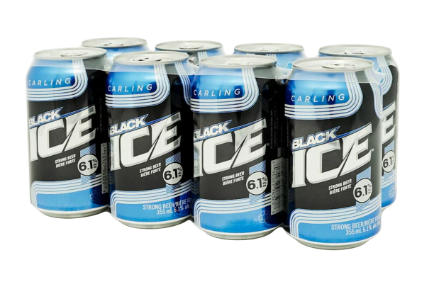 MOLSON BLACK ICE 355ML 8PK CAN