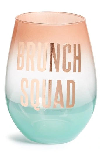 SLANT STEMLESS WINE GLASS BRUNCH SQUAD 20OZ @ Lethbridge [1004579]
