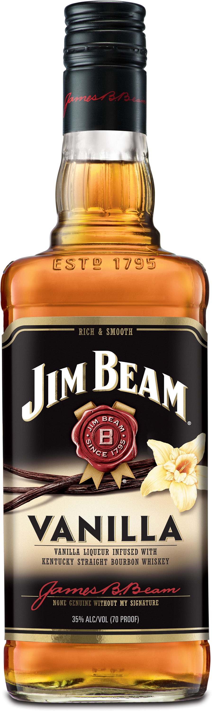 JIM BEAM VANILLA KENTUCKY STRAIGHT WHISKEY 750ML