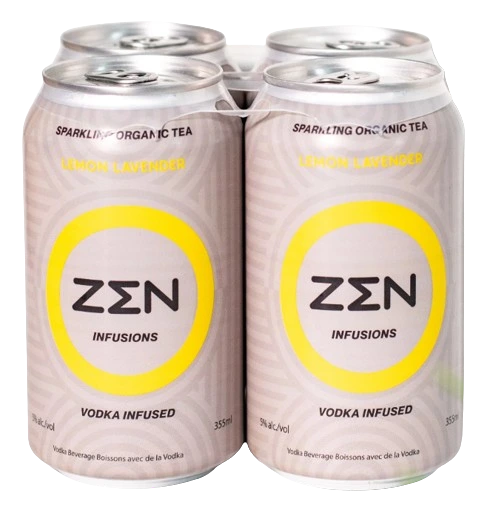 ZEN KOMBUCHA 355ML 4PK CAN
