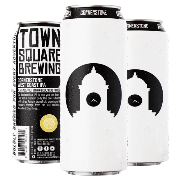 TOWN SQUARE CORNERSTONE IPA 473ML 4PK CAN