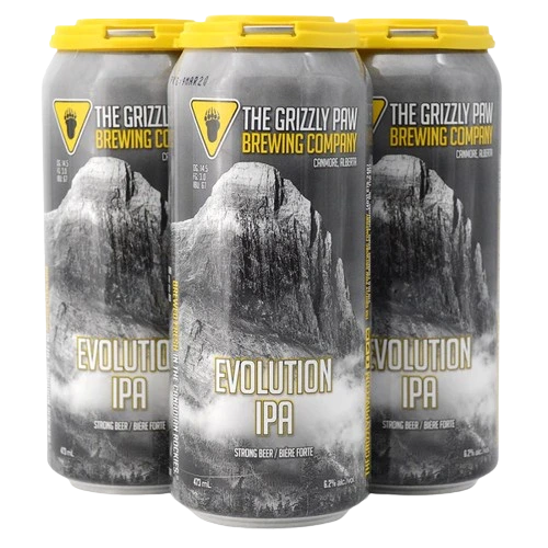 GRIZZLY PAW EVOLUTION IPA 473ML 4PK CAN