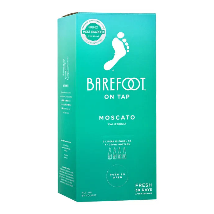 BAREFOOT MOSCATO 3L BOX