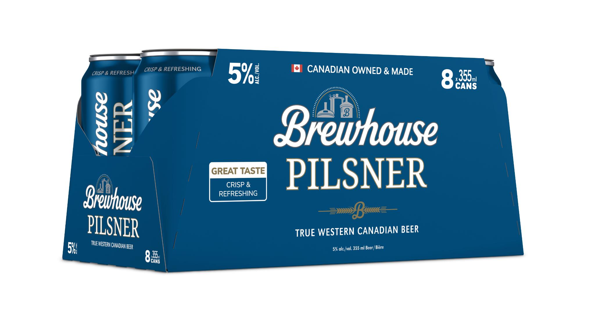 BREWHOUSE PILSNER 355ML 8PK CAN