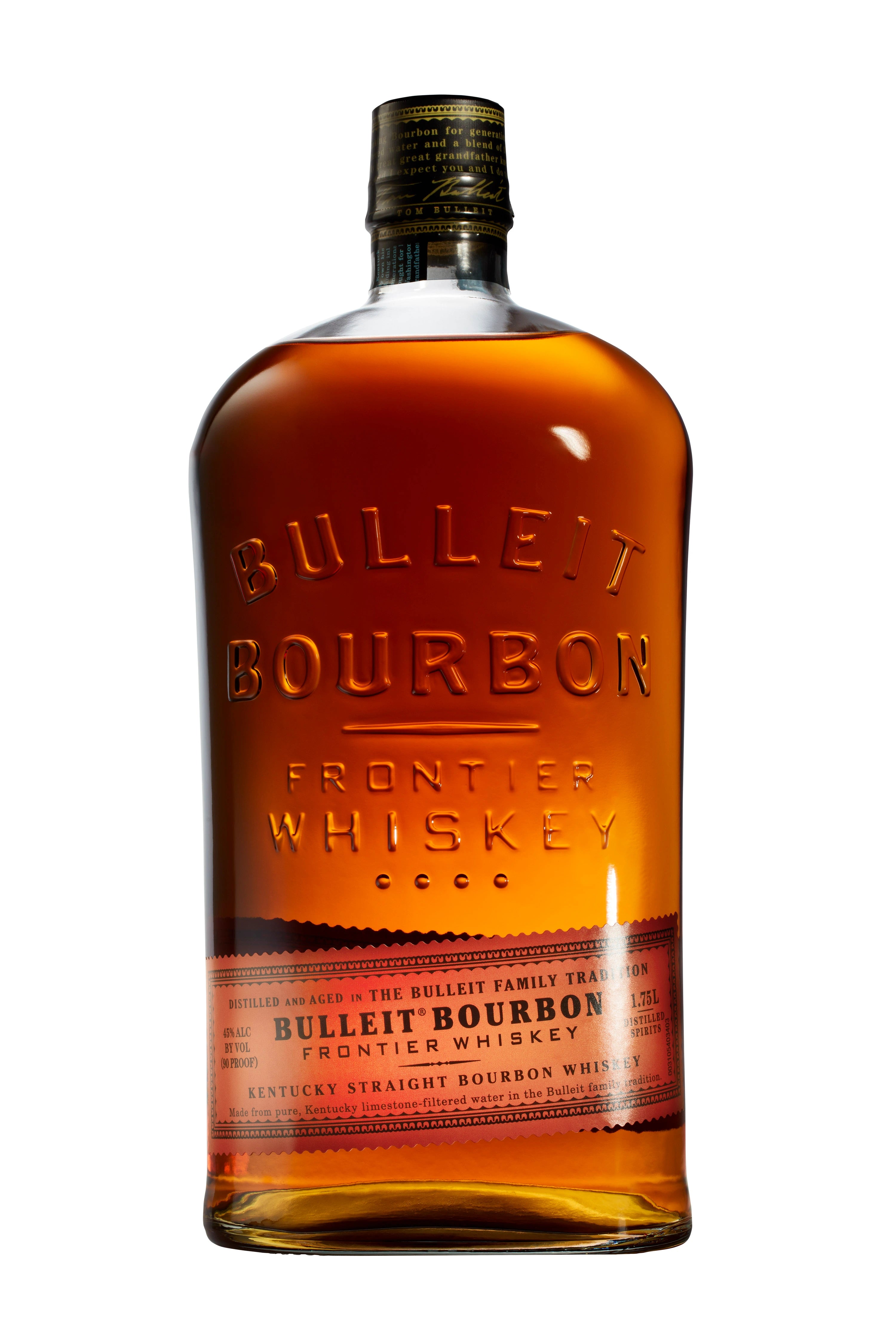 BULLEIT BOURBON FRONTIER WHISKEY 1.75L