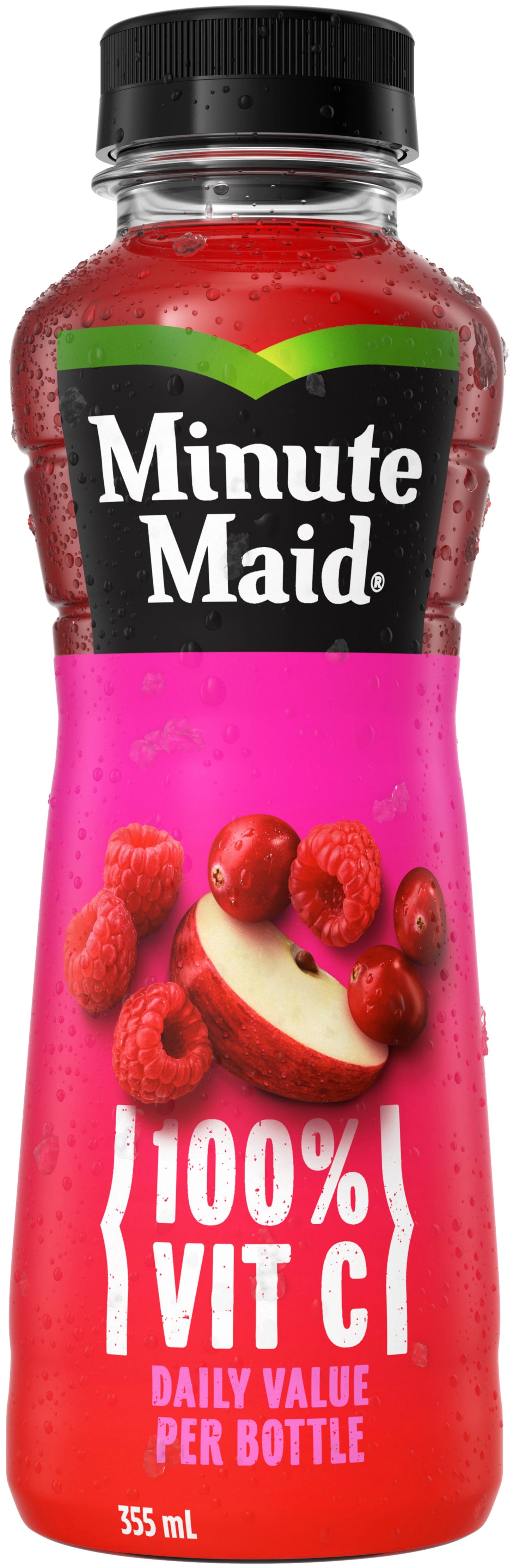MINUTE MAID CRAN APPLE JUICE 355ML BT