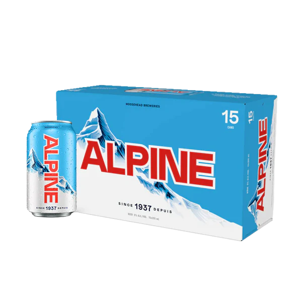 ALPINE LAGER 355ML 15PK CAN