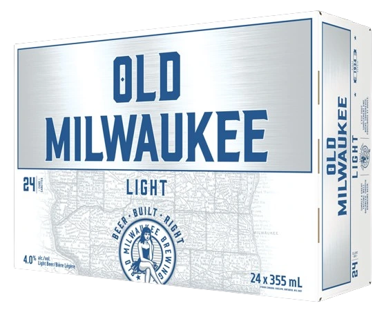 OLD MILWAUKEE LIGHT 355ML 24PK CAN