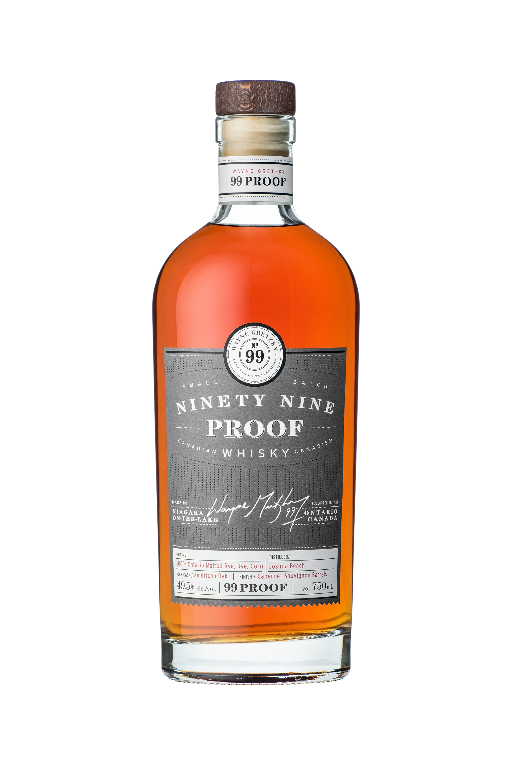 WAYNE GRETZKY NO 99 NINETY NINE PROOF WHISKY 750ML