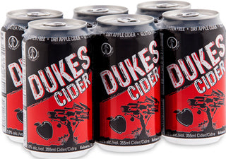 DUKES DRY APPLE CIDER 355ML 6PK CAN