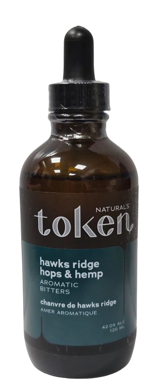 TOKEN BITTERS HAWKS RIDGE HEMP 120ML