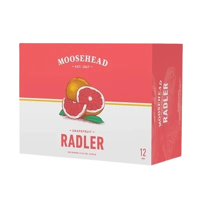 MOOSEHEAD GRAPEFRUIT RADLER 355ML 12PK CAN