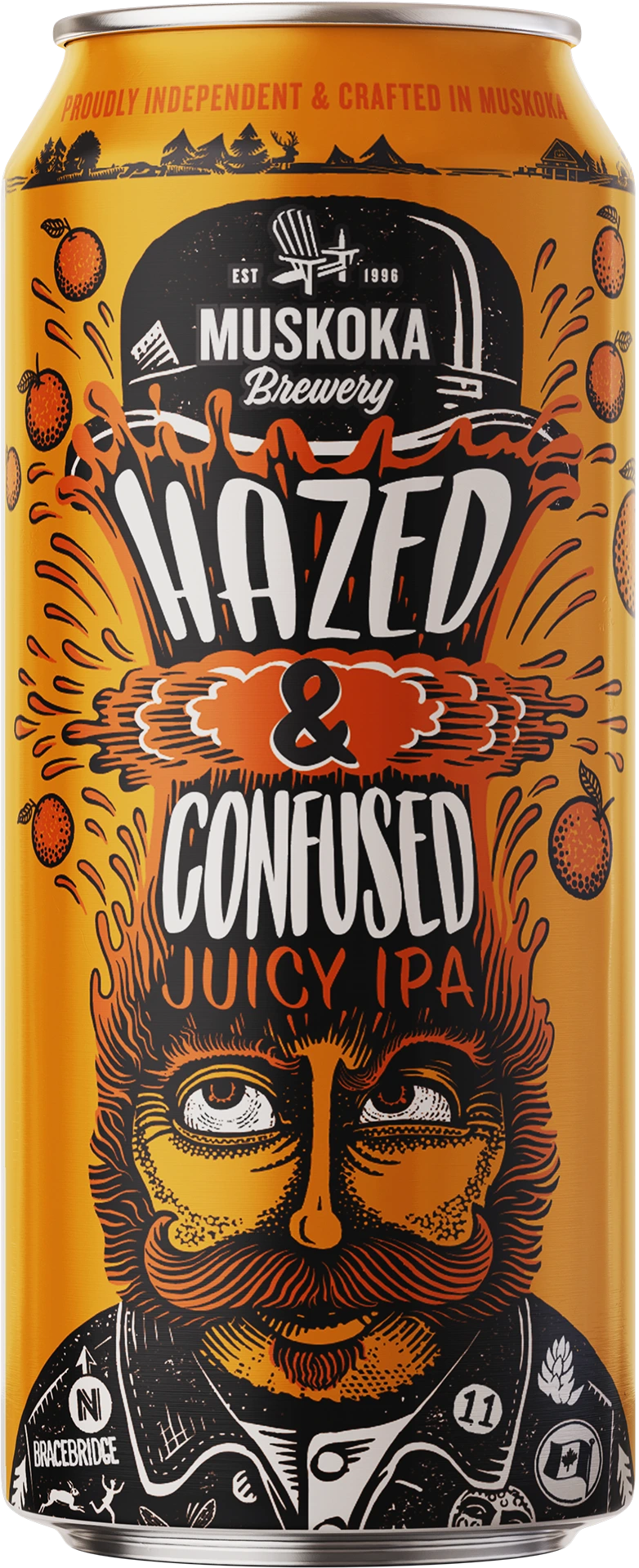 MUSKOKA HAZED & CONFUSED HAZY IPA 473ML CAN