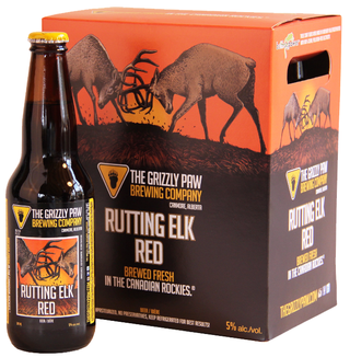 GRIZZLY PAW RUTTING ELK RED ALE 341ML 4PK BT