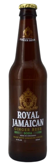 ROYAL JAMAICAN NON ALC GINGER BEER 355ML BT