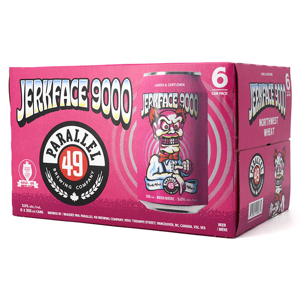 PARALLEL 49 JERKFACE 9000 WHEAT ALE 355ML 6PK CAN