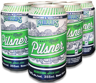 PHILLIPS IMPLOSION PILSNER 355ML 6PK CAN