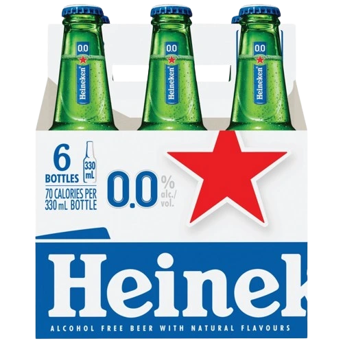 HEINEKEN NON ALC 330ML 6PK BT