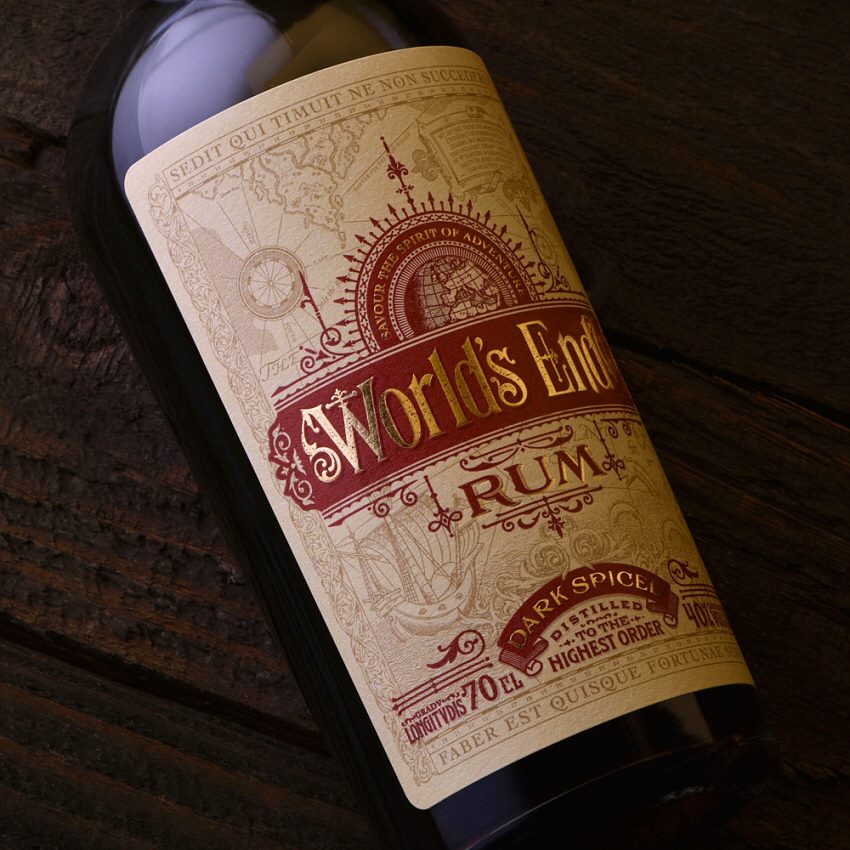 WORLDS END DARK SPICED RUM 700ML