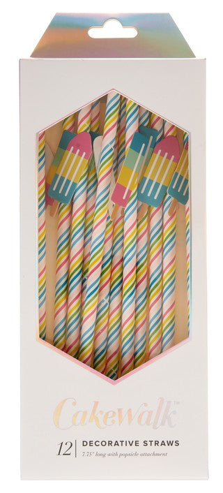 CAKEWALK STRAWS ASST LOLLI