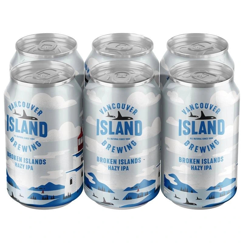 VANCOUVER ISLAND BROKEN ISLANDS HAZY IPA 355ML 6PK CAN