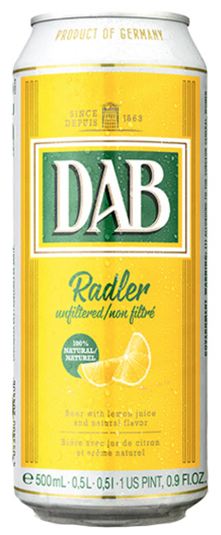 DAB LEMON RADLER 500ML CAN