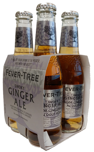 FEVER TREE SMOKY GINGER ALE 200ML 4PK BT
