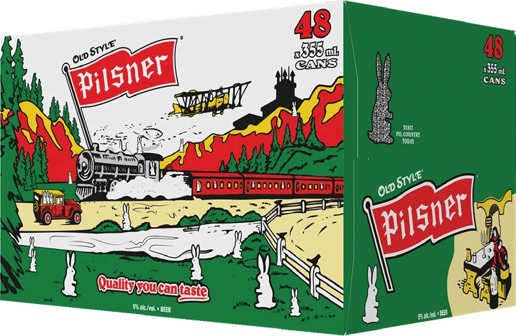 OLD STYLE PILSNER 355ML 48PK CAN