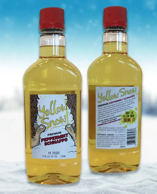 YELLOW SNOW PREMIUM PEPPERMINT SCHNAPPS 750ML