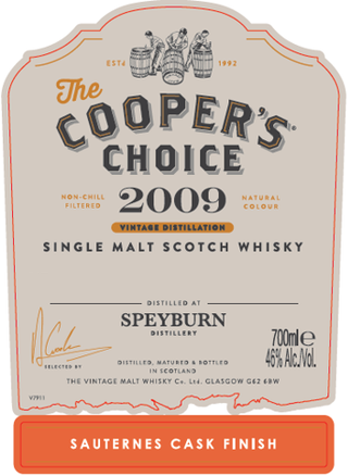 COOPERS CHOICE SPEYBURN 2009 7YR 700ML