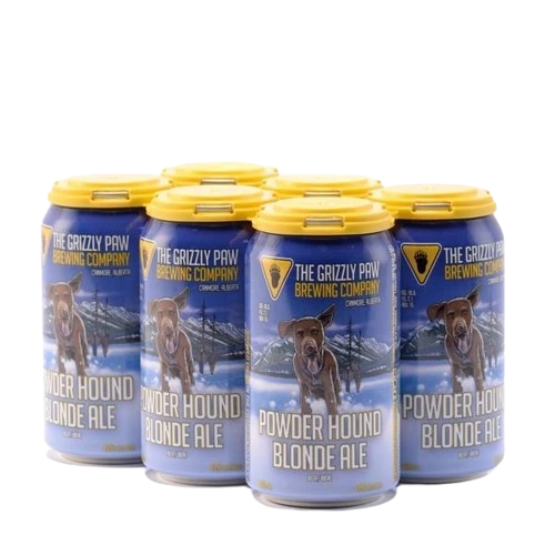 GRIZZLY PAW POWDER HOUND BLONDE ALE 355ML 6PK CAN