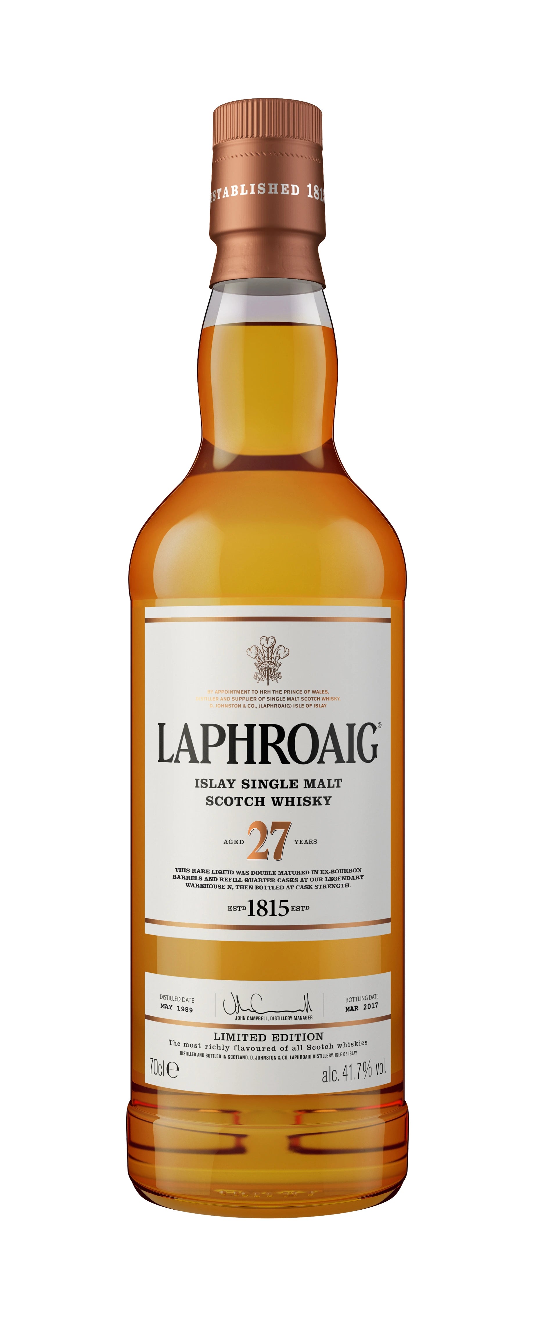 LAPHROAIG 27YO 750ML