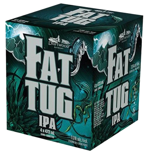 DRIFTWOOD FAT TUG IPA 473ML 4PK CAN